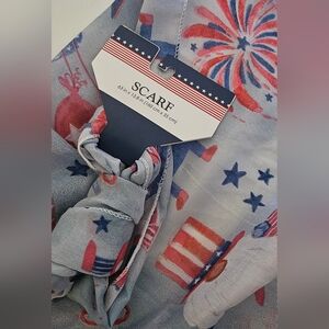 NWT Gnome Semi Sheer Scarf